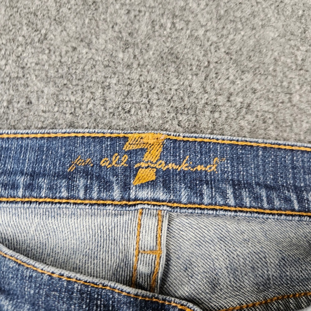 7‎ For All Mankind Bootcut Jeans Blue Wash Denim U075080U-080U Size 29 - Picture 7 of 12